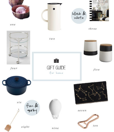 holiday gift ideas for the home