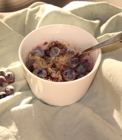 A healthy breakfast quinoa recipe