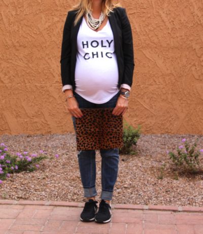 casual and chic maternity style