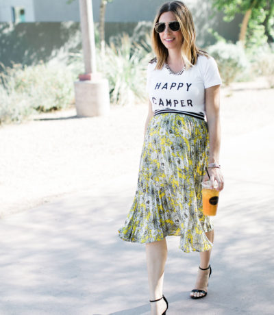 Happy Camper Tee, Pregnancy Style