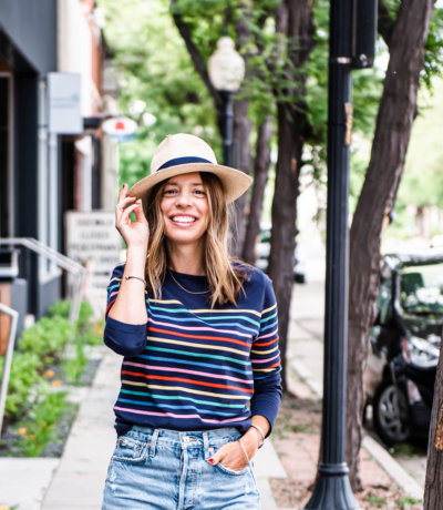 Rainbow Striped Shirt